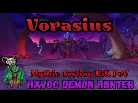 Vorasius Mythic Testing KILL | Fel Scarred Havoc DH | Midnight Beta