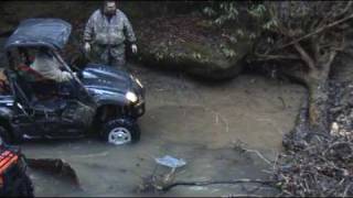 preview picture of video 'Yamaha Rhino creek riding in kentucky'