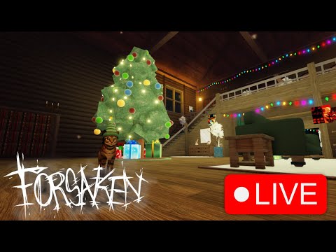 🔴Playing The New CHRISTMAS  Roblox FORSAKEN UPDATE With Viewers! (LIVE) #forsaken #crazyteam