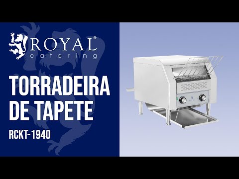 vídeo - Torradeira de tapete - 2200 W - 7 velocidades - 3 níveis de aquecimento