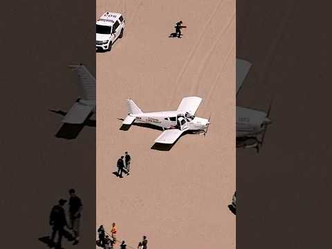 Plane makes emergency landing on California beach