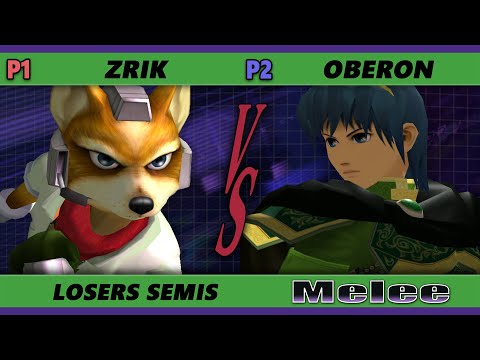 S@X 438 Losers Semis - Zrik (Fox) Vs. Oberon (Marth, Jigglypuff) Smash Melee - SSBM