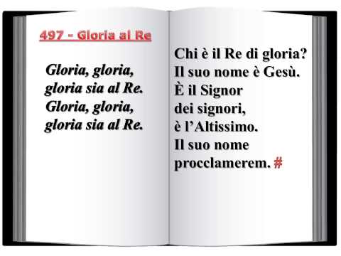 497 Gloria al Re - Innario Chiesa Cristiana Avventista del Settimo Giorno 2014