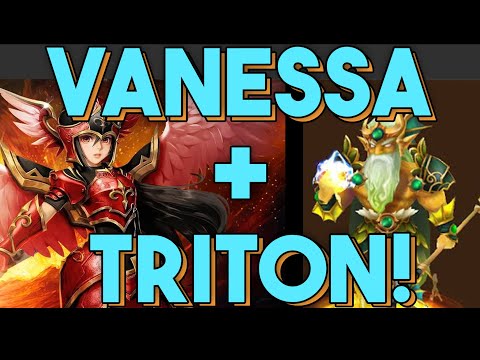 VANESSA + TRITON ARENA DEFENSE TESTING in SUMMONERS WAR!