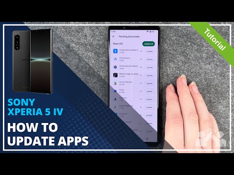 Sony Xperia 5 IV - How to update the apps • 📱 • 👨🏼‍💻 • 🔄 • Tutorial