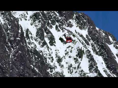 Tatranská Lomnica Marzec 2011Lanovka Lomnický štít - Skalnaté pleso.