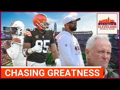 Myles Garrett's chase for NFL history, Shedeur Sanders' NFL ceiling & the future of the Browns' FO