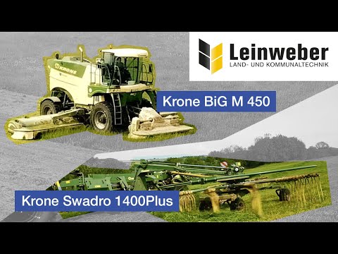 Krone BiG M 450 und Krone Swadro 1400Plus – Leinweber Landtechnik e.K.