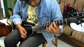 Video thumbnail for Samick JTR SV10 Sylvia Roadster Flying V Electric Guitar demo by Eka Yuana by Areeya House