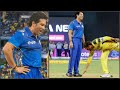 Sachin Tendulkar Shocking Reaction When Ms Dhoni Touch His Feat During CSK Vs Mi Match
