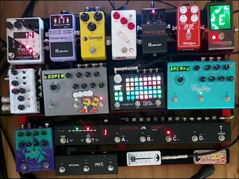 Shoutout to the Strymon multiswitch for the half speed loop function, beautiful day for it.