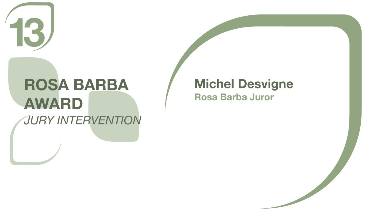 Jury Intervention · Michel Desvigne — Ver en YouTube