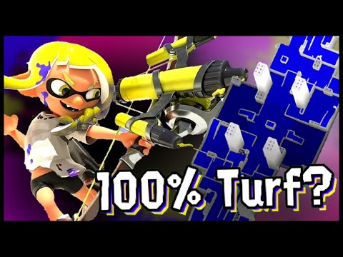 Trying to TURF 100% in SPLATOON 3!