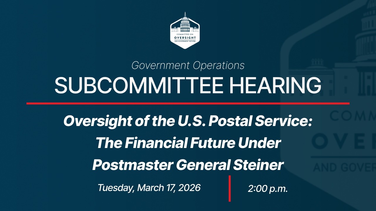Oversight of the U.S. Postal Service: The Financial Future Under Postmaster General Steiner