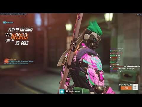 NECROS FASTEST GENJI IN THE WORLD - POTG! 47 ELIMS! OVERWATCH 2 RELEASE GAMEPLAY