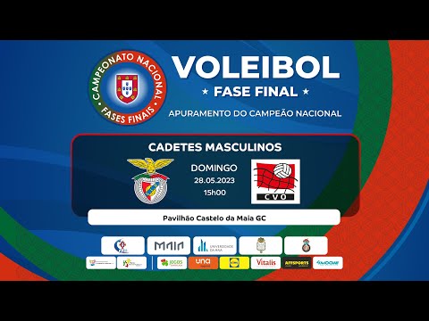 SL BENFICA x CV OEIRAS - FASE FINAL CADETES MASCULINOS 2023 - 3º/4º LUGAR