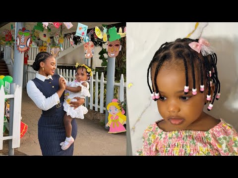 My baby's New journey 🎒Amara starts school 🥰