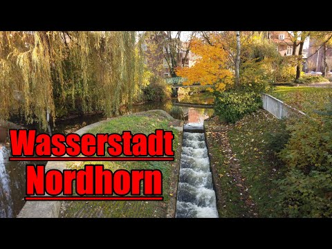 4K Nordhorn in Niedersachsen, auch die Wasserstadt genannt.