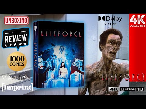 Tobe Hooper’s Lifeforce 4k UltraHD Blu-ray imprint films Limited Edition 1000 copies Video Review