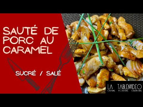 Une recette sucrée salée simplissime !!! Le sauté de porc au caramel…