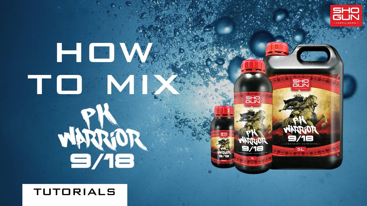 How to mix SHOGUN PK Warrior - Phosphorus and Potassium Additive