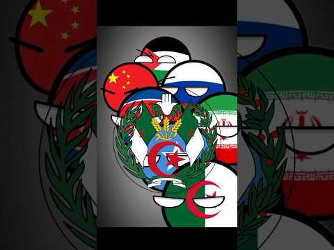 Eternal Enemies || Morocco Vs Algeria || [ CountryBalls ] || #countryballs #shorts