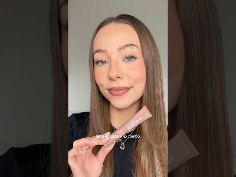 Latte lip combo☕️ Rimmel lip liner in ‘cappuccino’ and lip butter balm in ‘latte’ #makeup