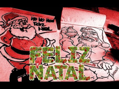 ESPECIAL DE NATAL | Speed Drawing: Santa Claus | PAPAI NOEL