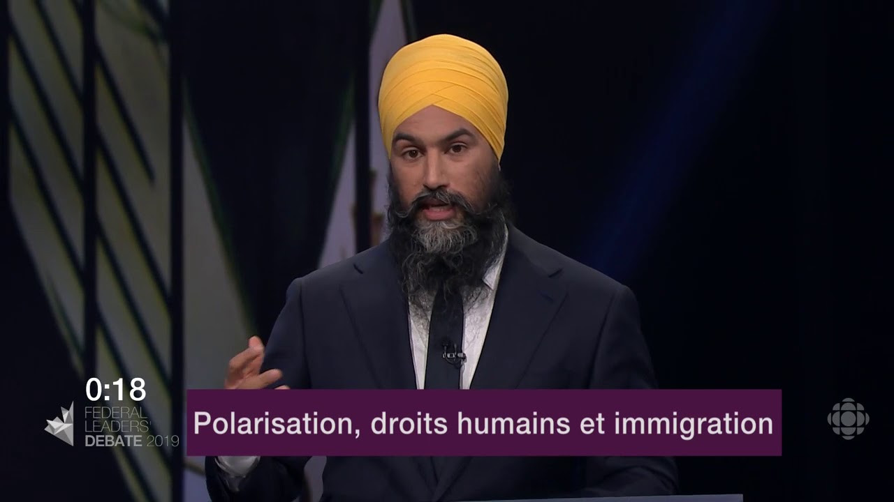 Jagmeet Singh répond à la question d'un citoyen sur les divisions au Canada