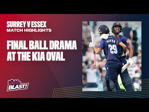 Match Highlights: Surrey v Essex