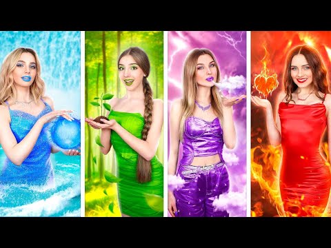 Four Elements: Fire, Water, Air and Earth! Evil Witch Stole My Boyfriend