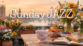 Sunday Jazz Café ☕ Relaxing Morning Music & Elegant Bossa Nova Piano for a Happy Weekend Mood