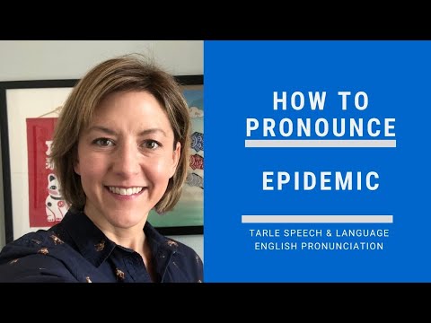 EPIDEMICの発音の仕方-アメリカ英語発音レッスン (How to Pronounce EPIDEMIC- American English Pronunciation Lesson)