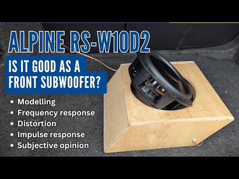 Alpine RS-W10D2 as a front subwoofer testing