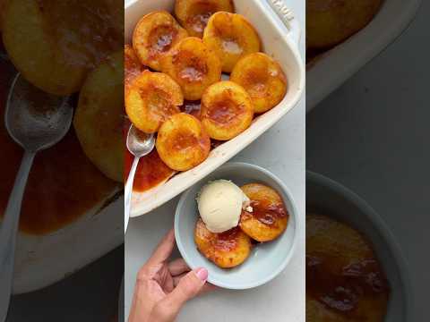 Baked Peaches | FeelGoodFoodie