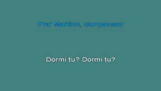Fra' Martino [karaoke]