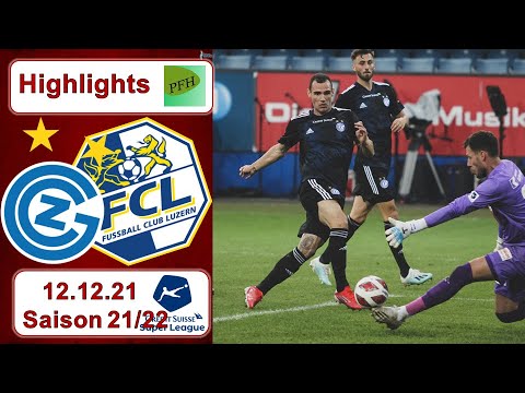 Highlights: Grasshopper Club Zürich vs FC Luzer (12.12.21))