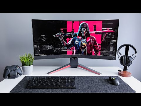 BEST GAMING MONITOR!? Ultrawide 34" 1ms 144hz | BenQ MOBIUZ EX3410R Monitor Review