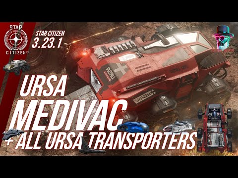 Star Citizen 3.23 Guide: RSI Ursa MEDIVAC Test & Overview of All Compatible Rover Ships