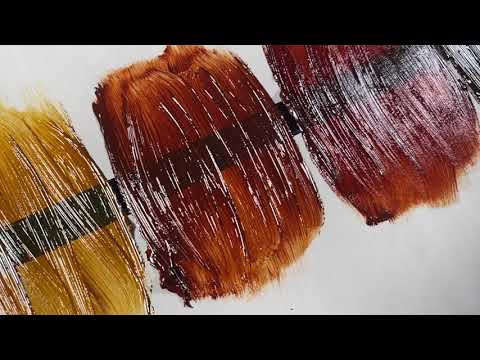 Transparent Earth Colors Part 1 I Rembrandt Oil Colors