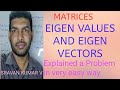 EIGEN VALUES AND EIGEN VECTORS PROBLEM IN TELUGU EXPLAINED IN EASY WAY