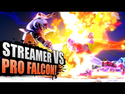 STREAMER VS PRO CAPTAIN FALCON PLAYER! (Ft. Cashmere/Sean)