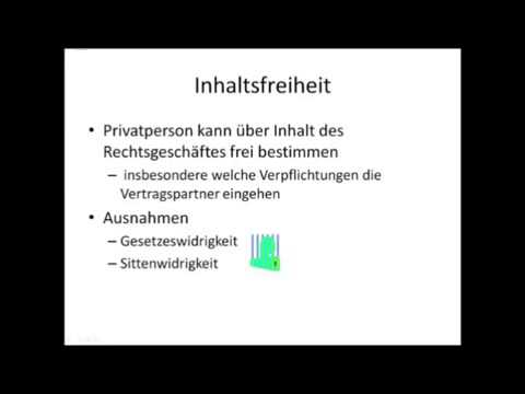 Vertragsfreiheit - Verträge