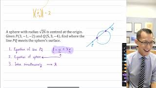 Introduction to Spheres (2 of 3: Creating simultaneous equations to solve)