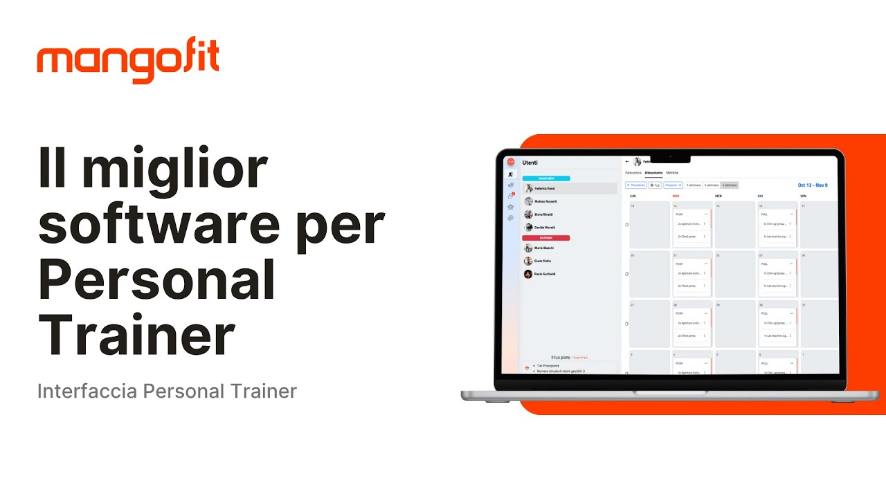 Demo interfaccia Personal Trainer