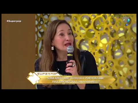 SuperPop  - Sonia Abrão - Porta da Fama para Eliana Passarelli