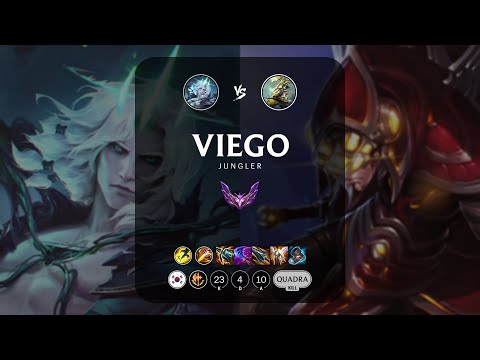 Viego Jungle vs Master Yi - KR Master Patch 14.8