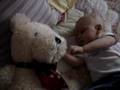 Brayden Eating The Bear