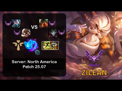 Zilean Support + Corki vs Nautilus + Jhin - NA Master - Patch 25.07