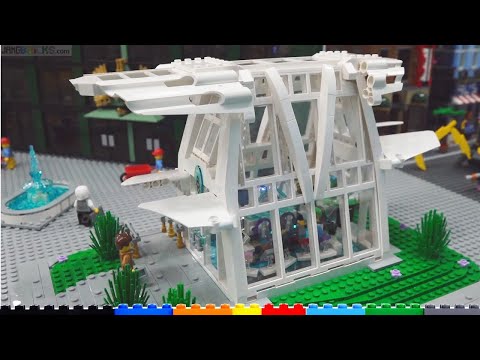 🔄 LEGO custom Tech Shop building MOC from Mar 21, 2020